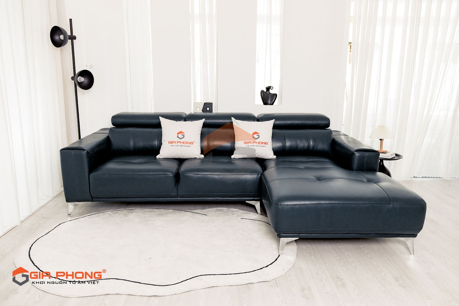 15 Mẫu ghế sofa da chữ L đẹp bán chạy nhất 2024