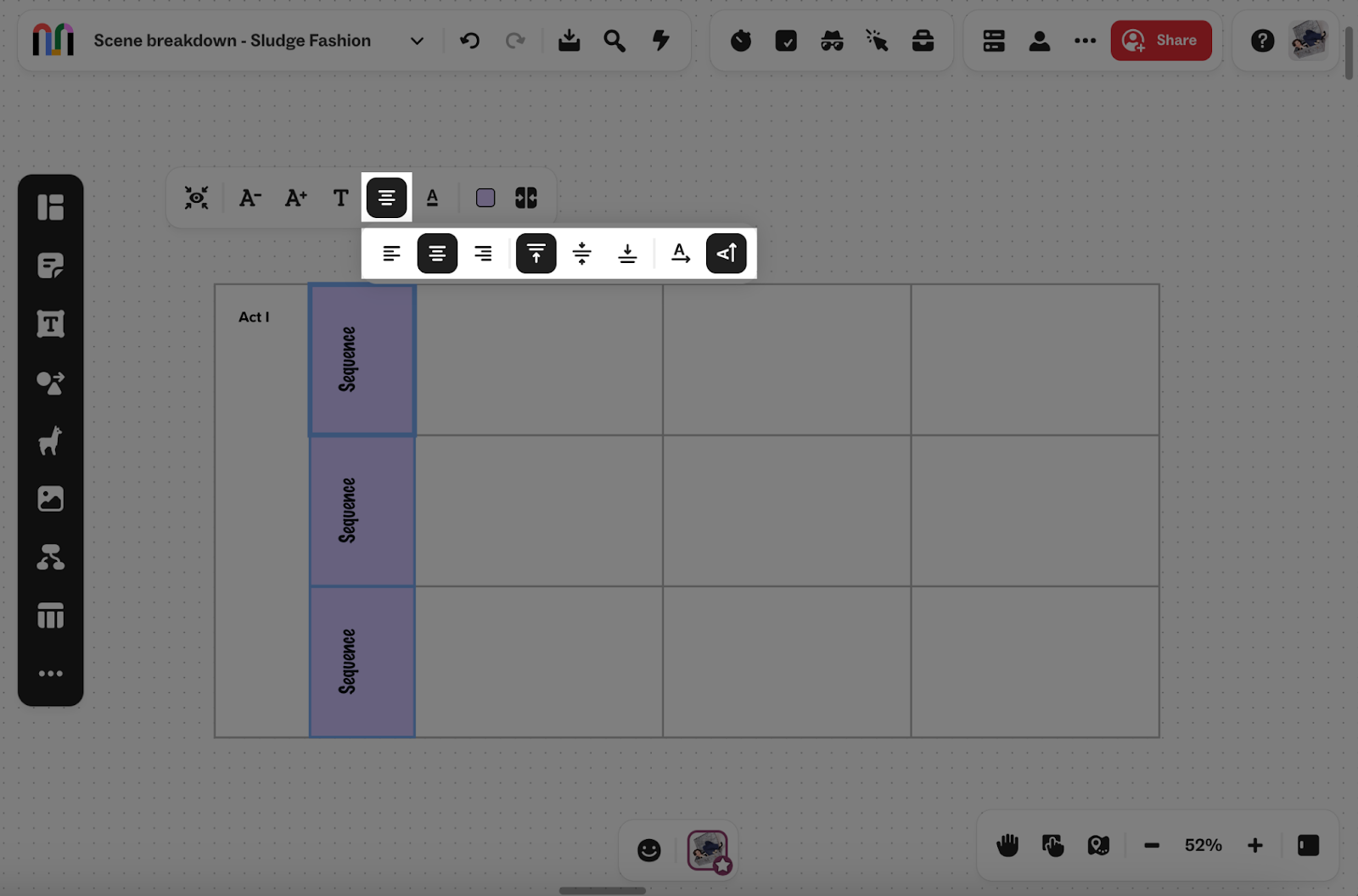 Format table design