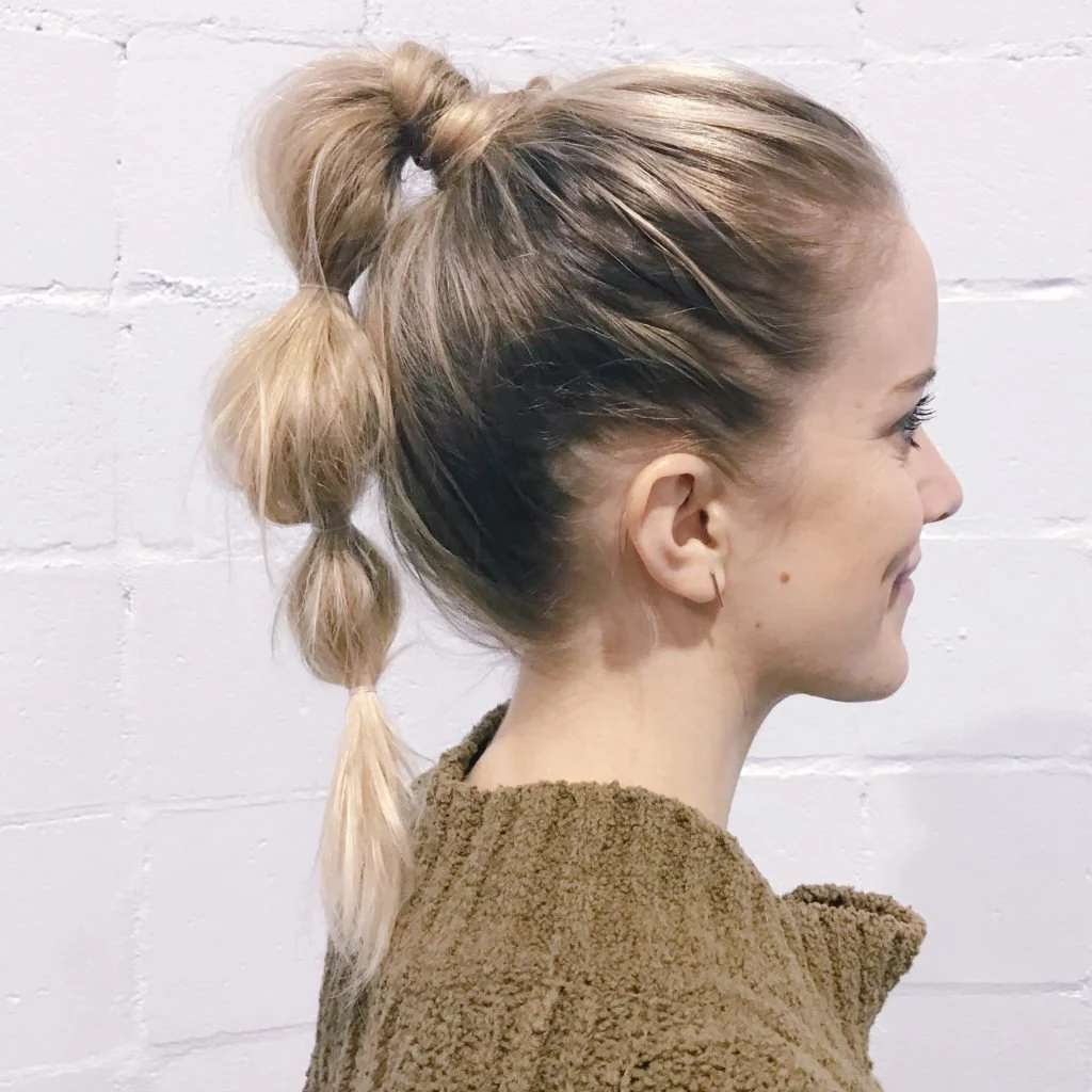 bubble ponytail is a way to cause damaged hair