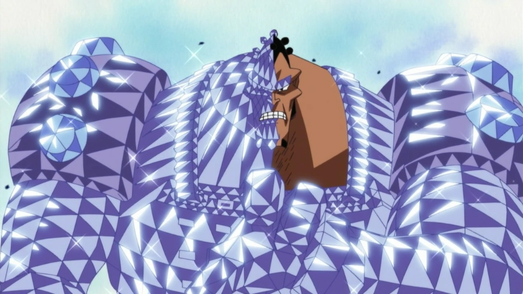 Jozu in One Piece. Still from the anime