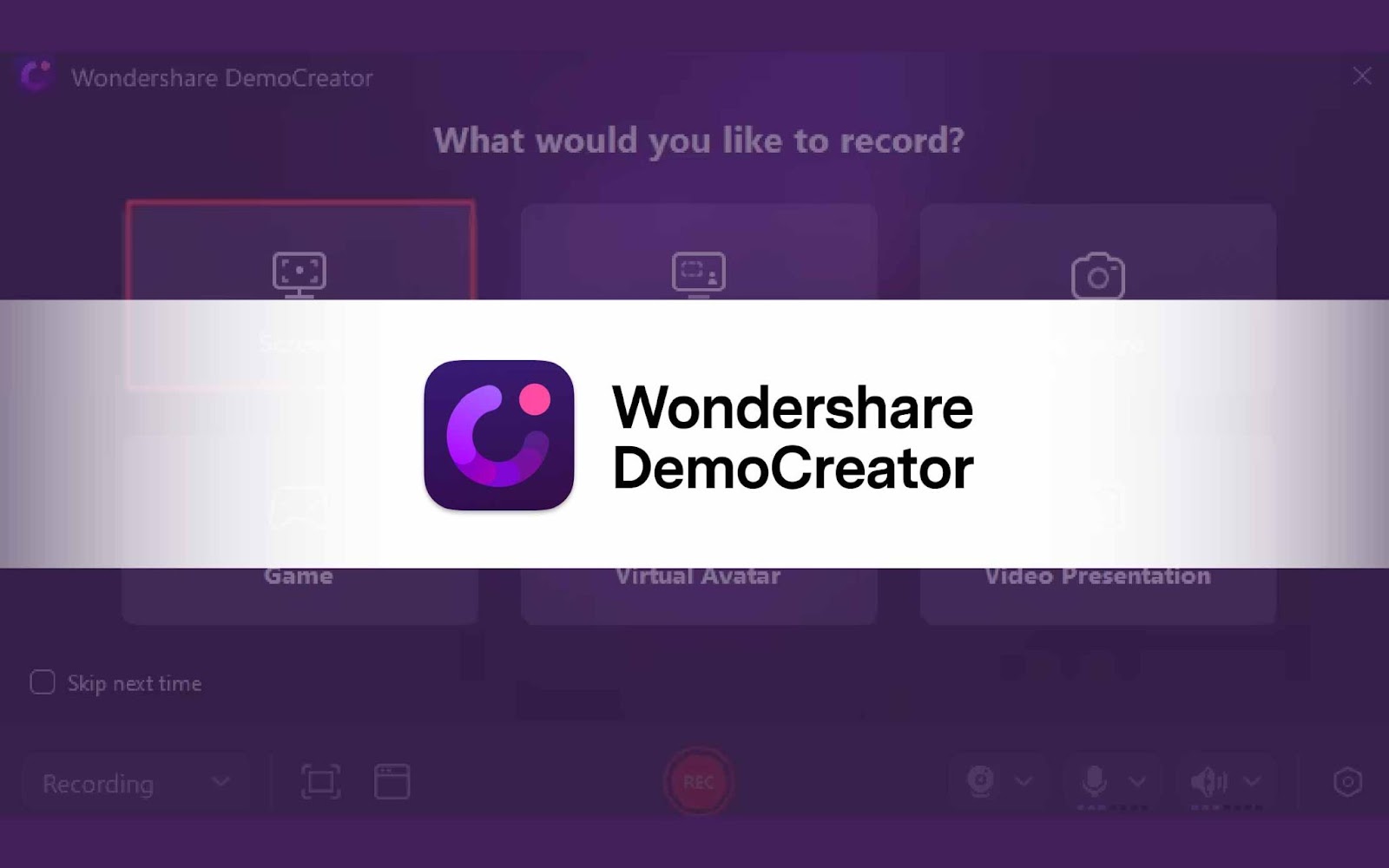 Wondershare DemoCreator - Game Recording Software
