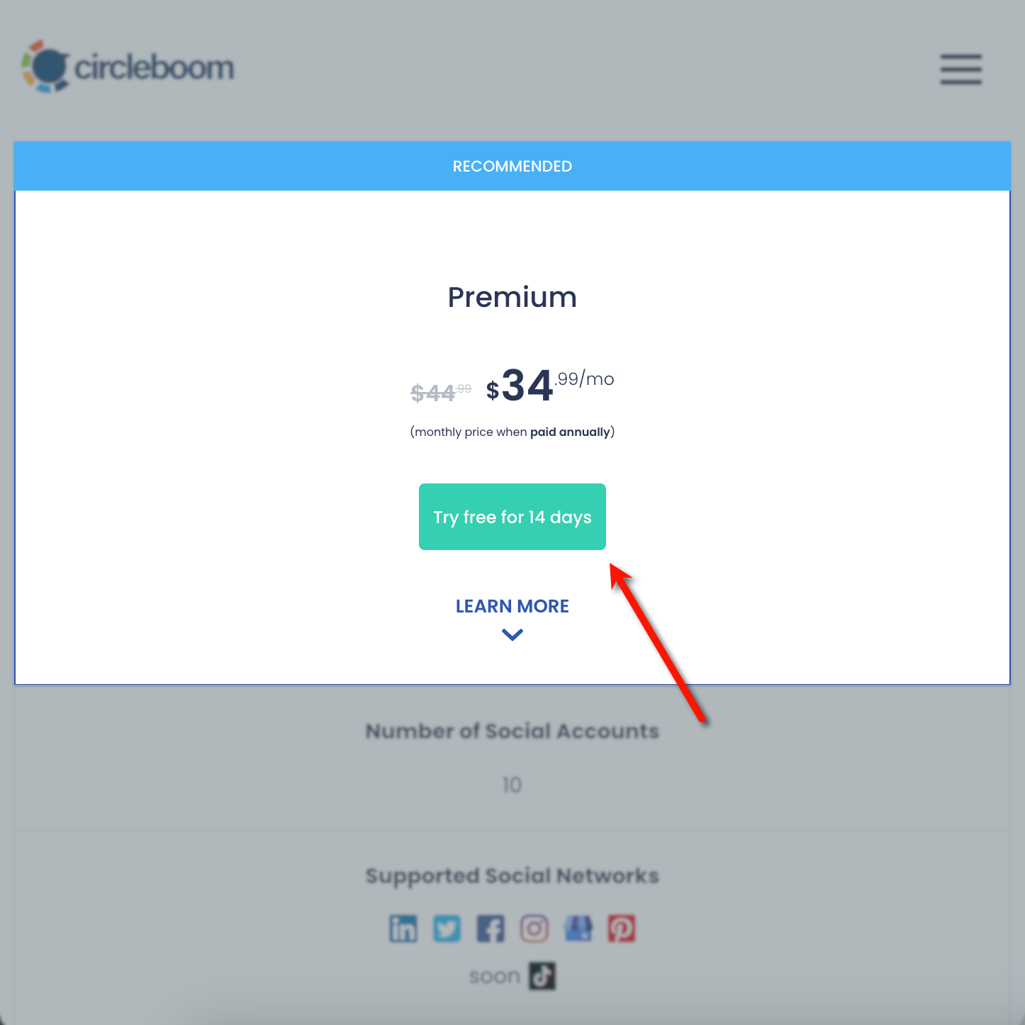 Circleboom Publish Free Trial