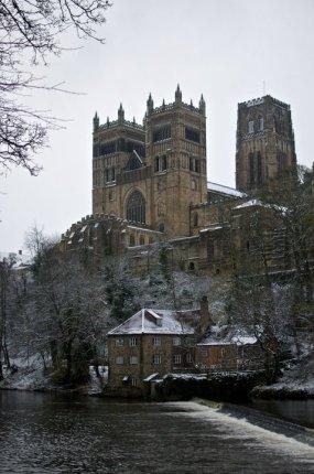 Durham in snow