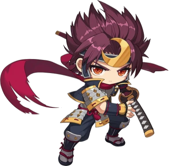 Promotional artwork of Hayato from MapleStory.