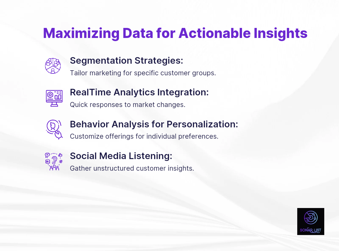 Maximizing Data for Actionable Insights