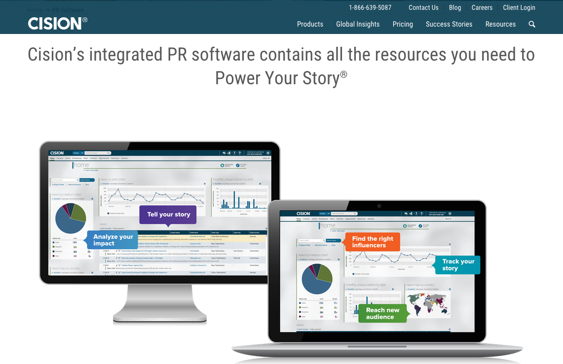 best pr tools, cision