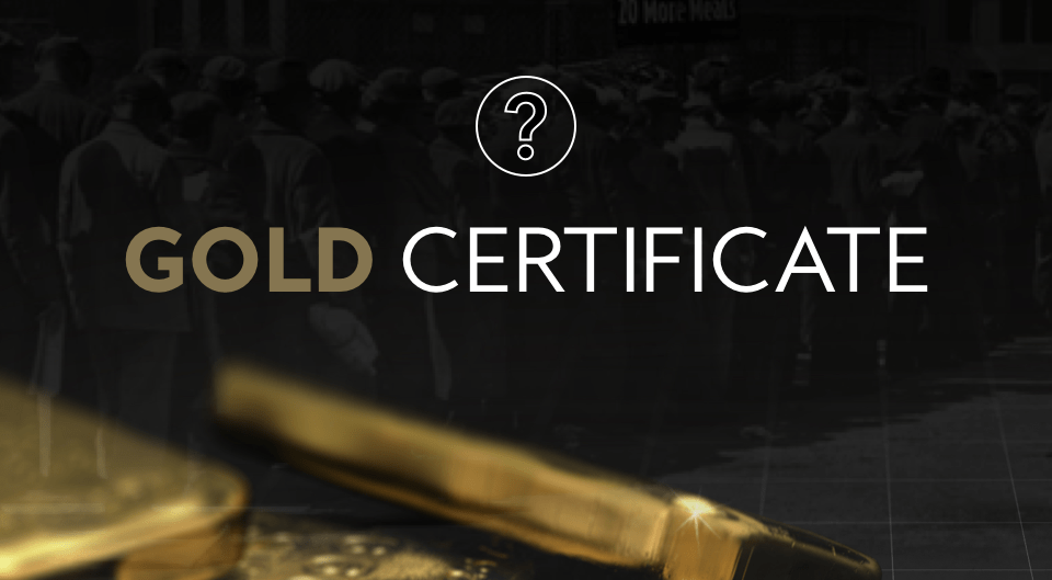What is a Gold Certificate? | Kinesis Money