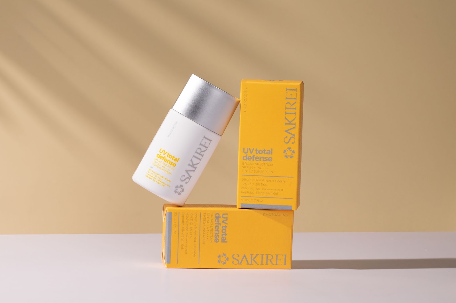 Serum chống nắng vật lý phục hồi tổn thương DNA SPF 50+ PA++++, bí quyết chăm sóc da lão hóa ngược