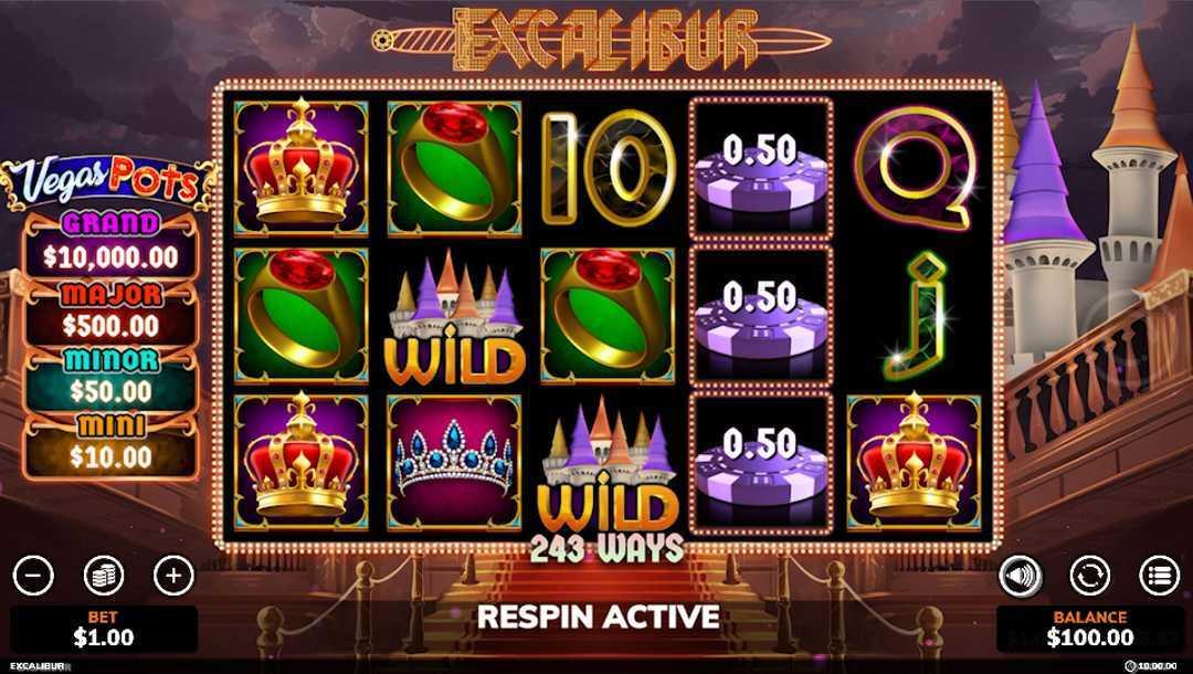 BetMGM Debuts Excalibur Slot Game Themed Off Las Vegas Hotel