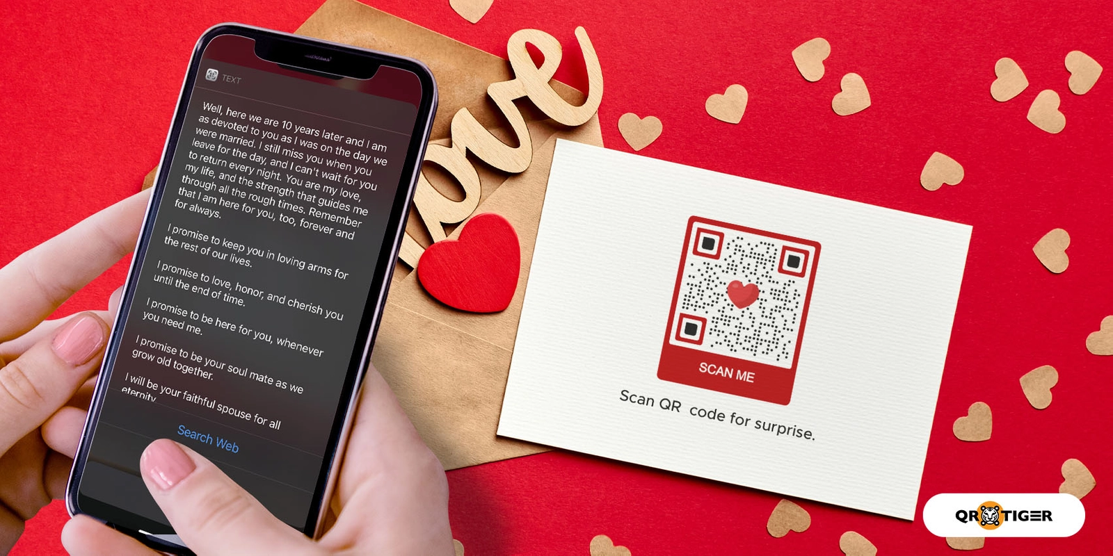 Love letter QR code