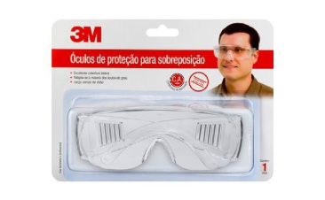 Óculos de Proteção Sobreposição Incolor 3M