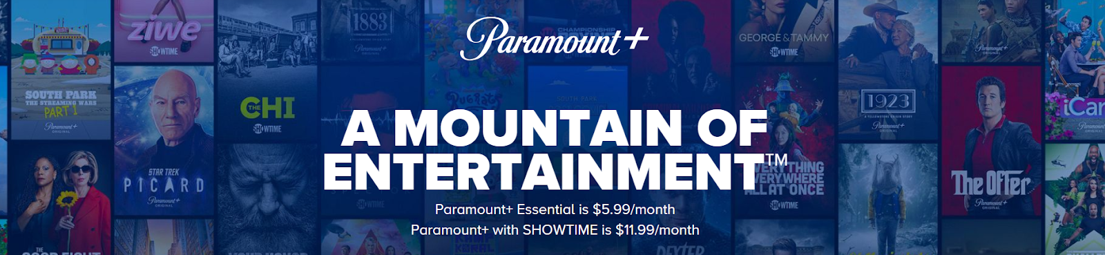 A mountain of entertainment at Paramount Plus

