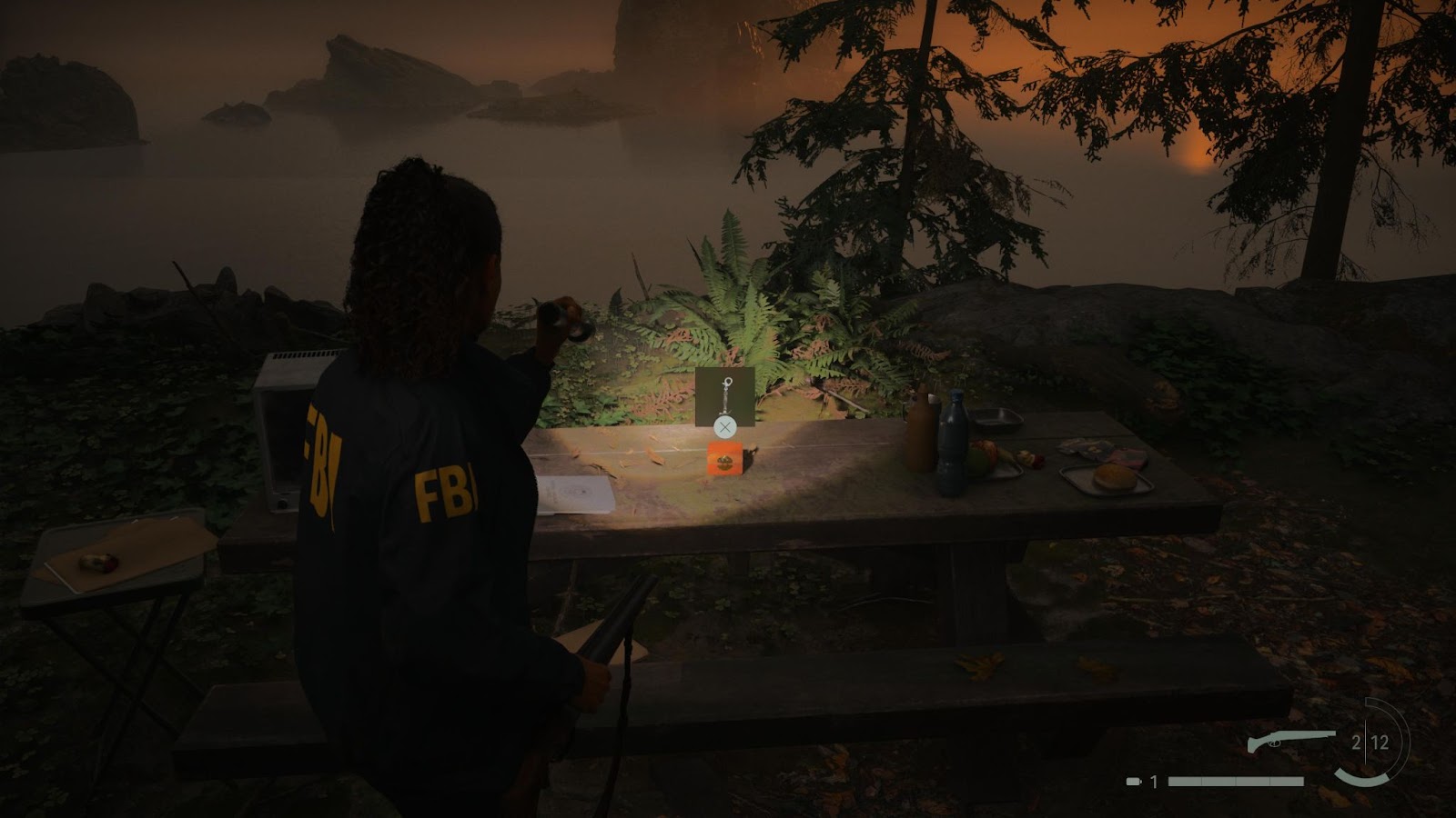 An in game screenshot of a Charm box from Alan Wake II.