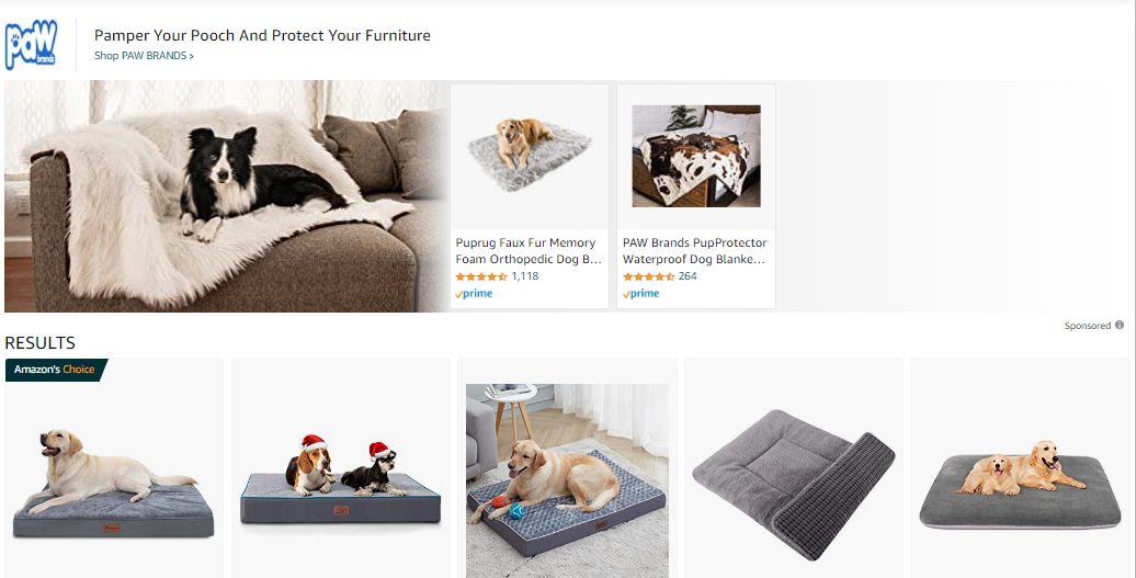 Amazon Sponsored Brand ads product collection format