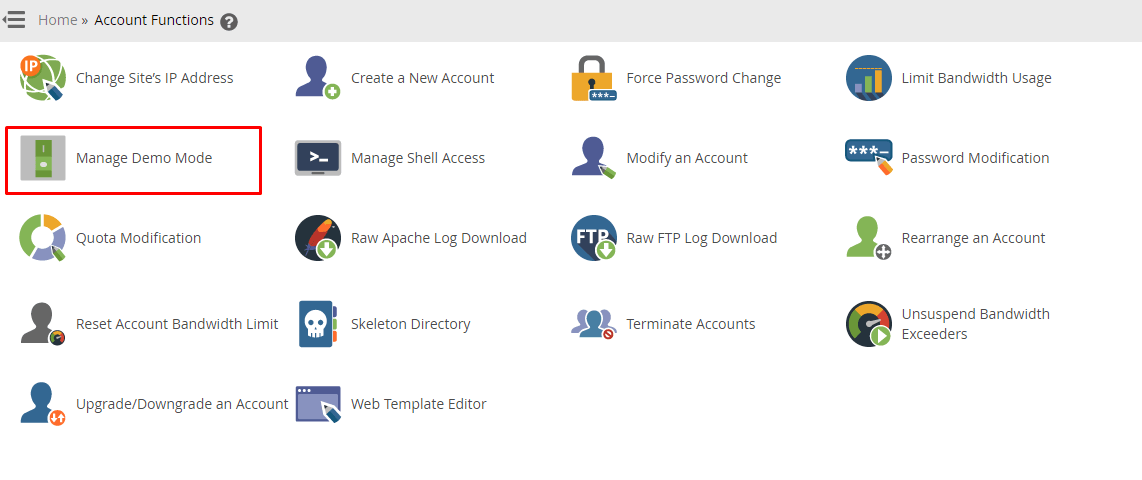 https://www.milesweb.com/hosting-faqs/wp-content/uploads/2021/10/whm_manage_demo_mode.png