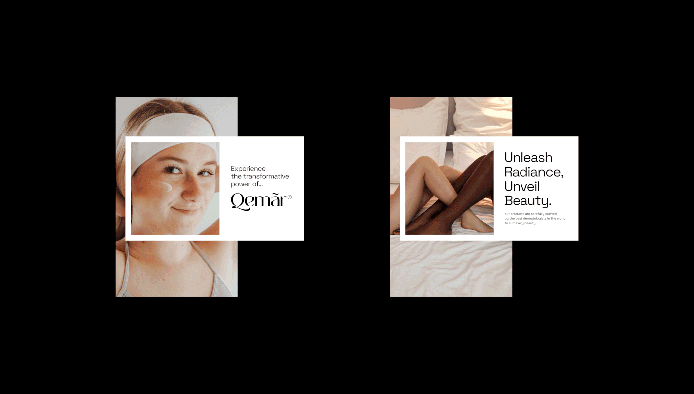 skincare beauty branding  product packaging motion design logo visual identity skin lotion UI/UX