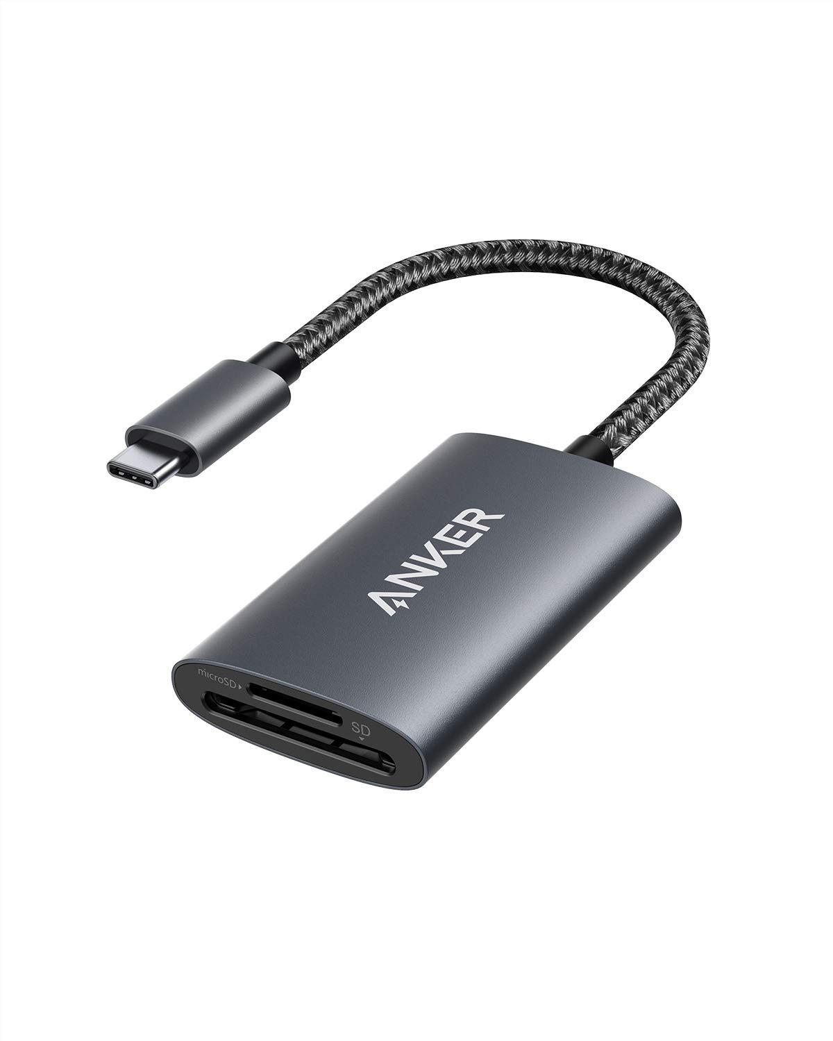 Anker USB-C SD 4.0 Card Reader, PowerExpand+ 2-in-1 Memory Card Reader, for  SDXC, SDHC, SD, MMC, RS-MMC, Micro SDXC, Micro SD, Micro SDHC Card, UHS-II,  and UHS-I Cards : Amazon.in: Electronics