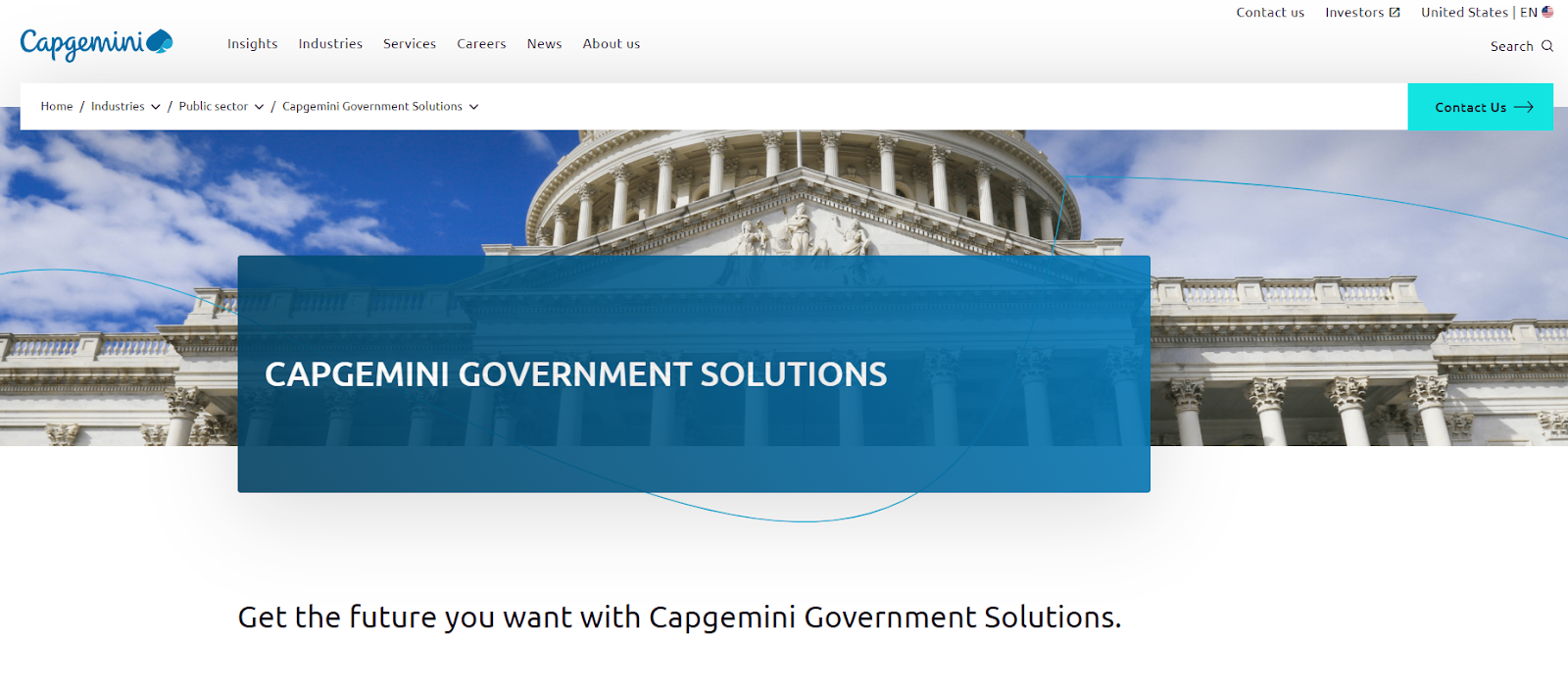 Capgemini National Cloud Computing Services