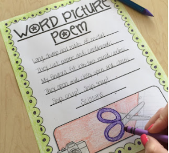 creative writing activity in classroom