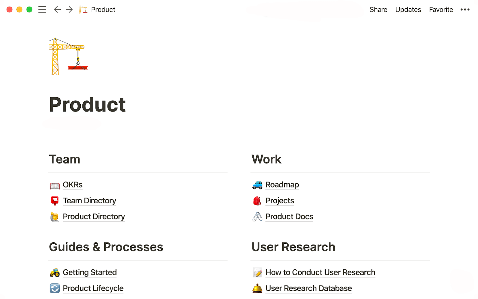 Knowledge Management for Notion