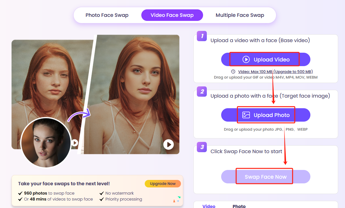 Alternative Way to Apply AI Anime Filter by Using Vidnoz AI Video Swap