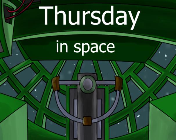 Cover art for the game "Thursday in space"