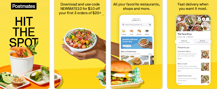 Postmates run errands app