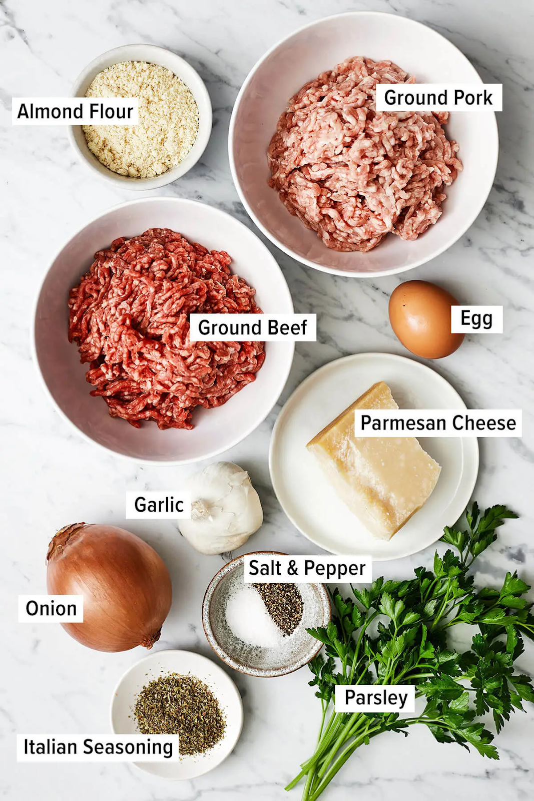 Classic Ingredients for Meatball Recipe