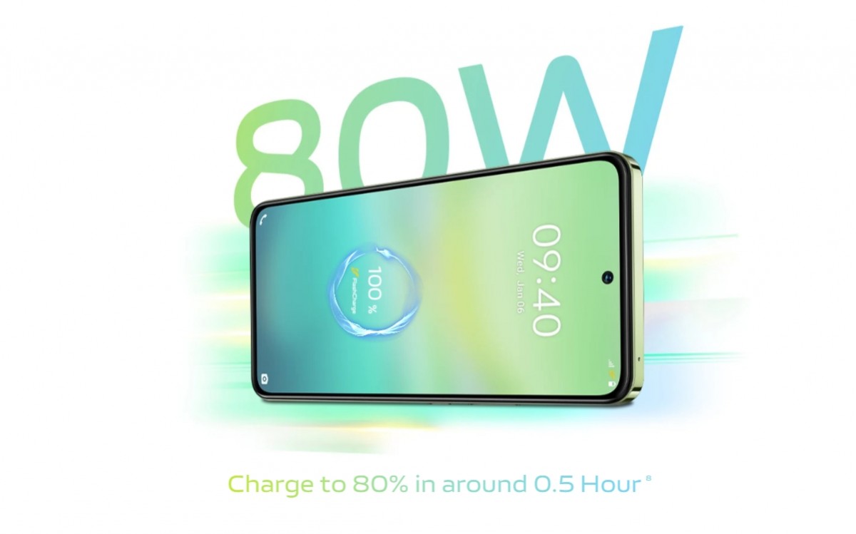 Vivo Y100 4G avec  charge de 80W