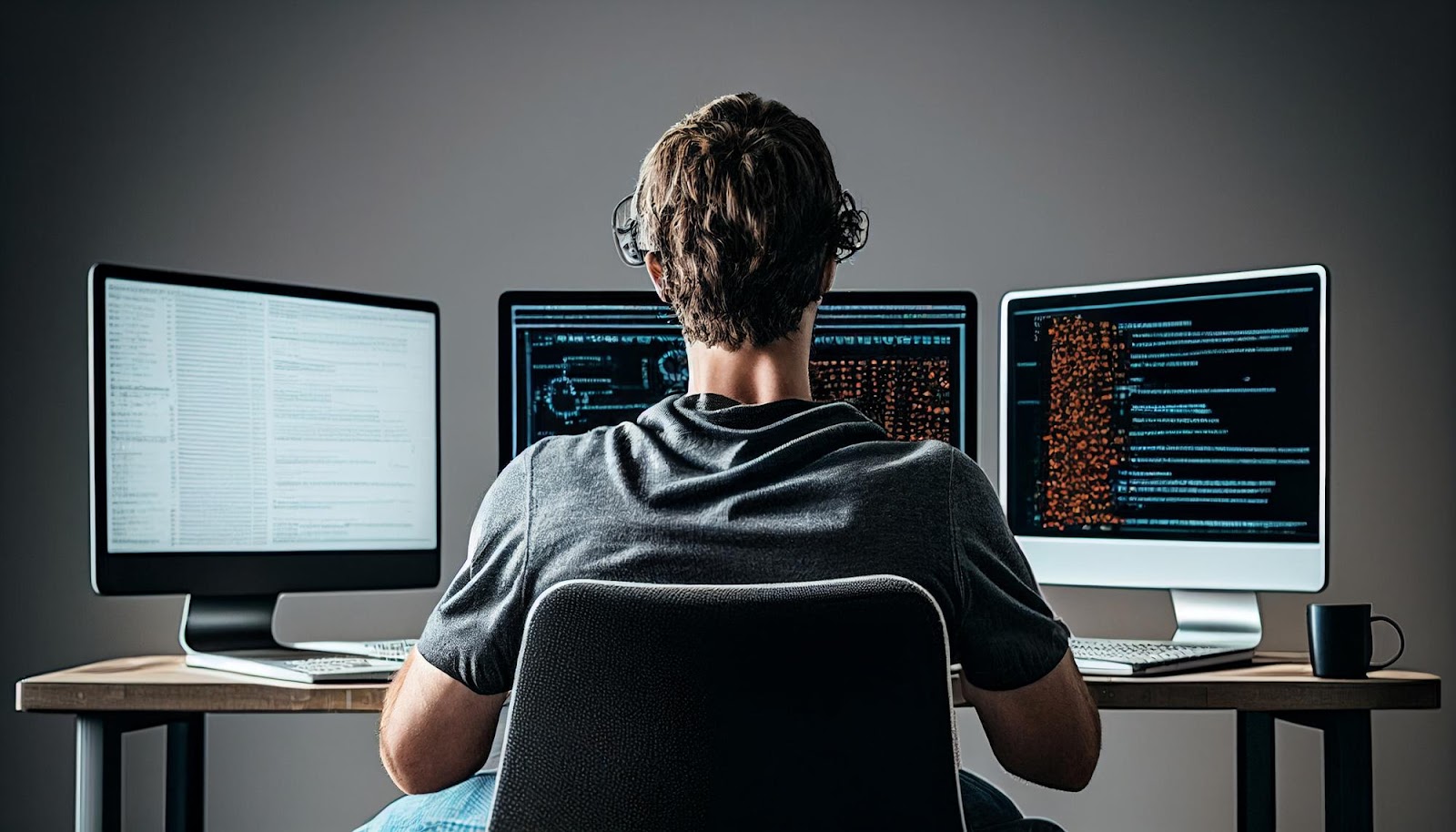 Um profissional fazendo um site para o seu negócio