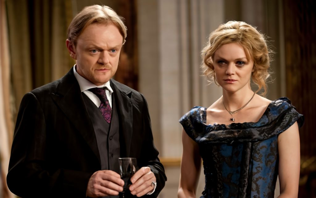 Jared Harris and Emilia Fox