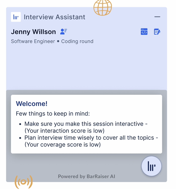 Hawthorne Effect - Aspect - AI copilot for interviews