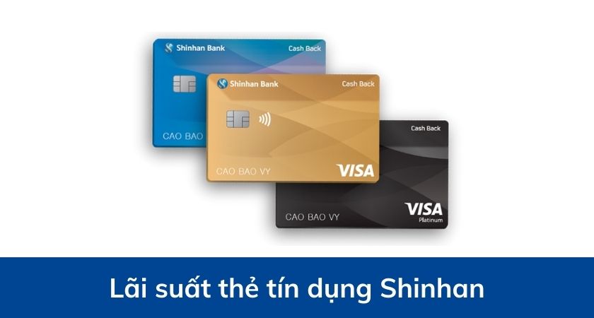 Lãi suất thẻ tín dụng Shinhan