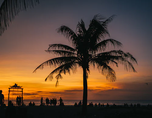 Sunset at Seminyak Beach