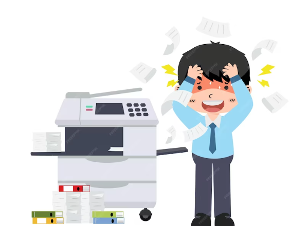 Lỗi khi sử dụng máy in 