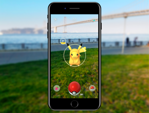 Catching Pokémon in AR mode — Pokémon GO Help Center