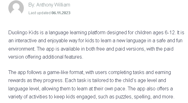 Duolingo for Kids review