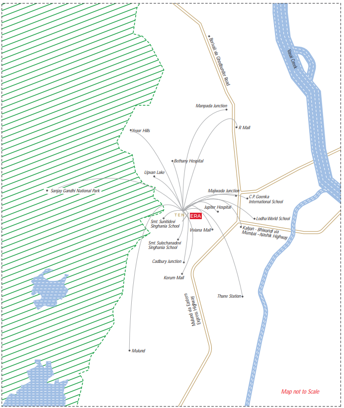 Thane location Map