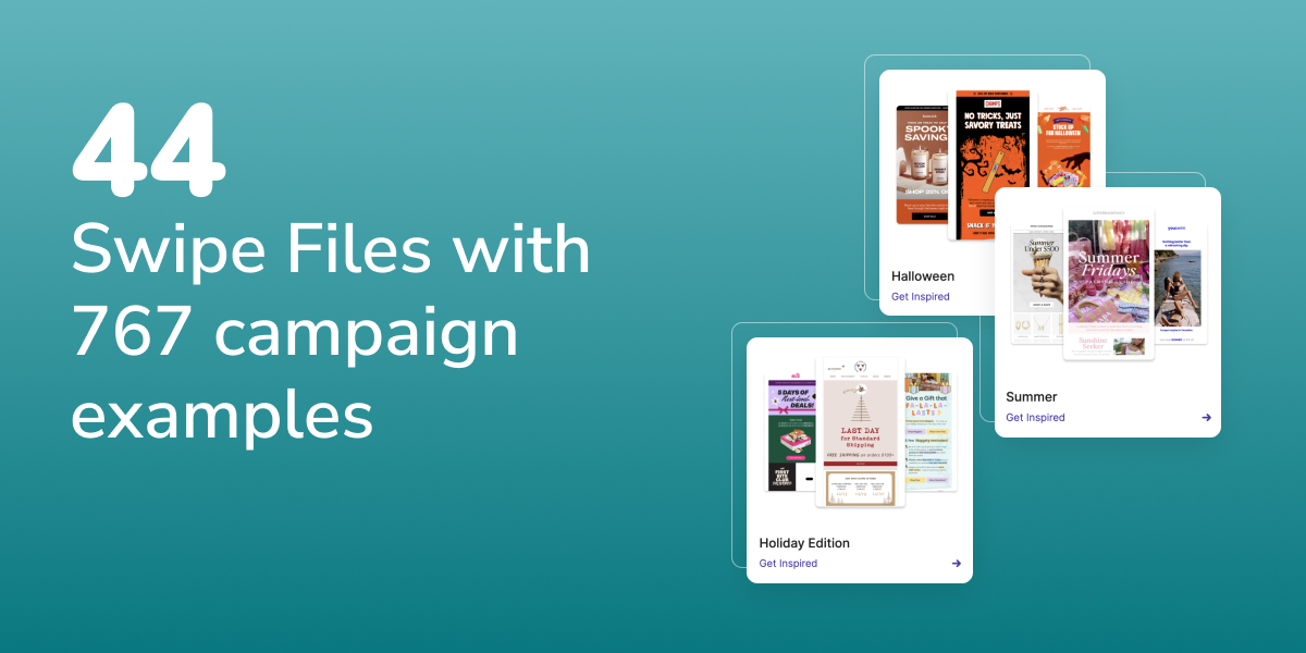 Privy Swipe Files 767 campaign examples from real brands