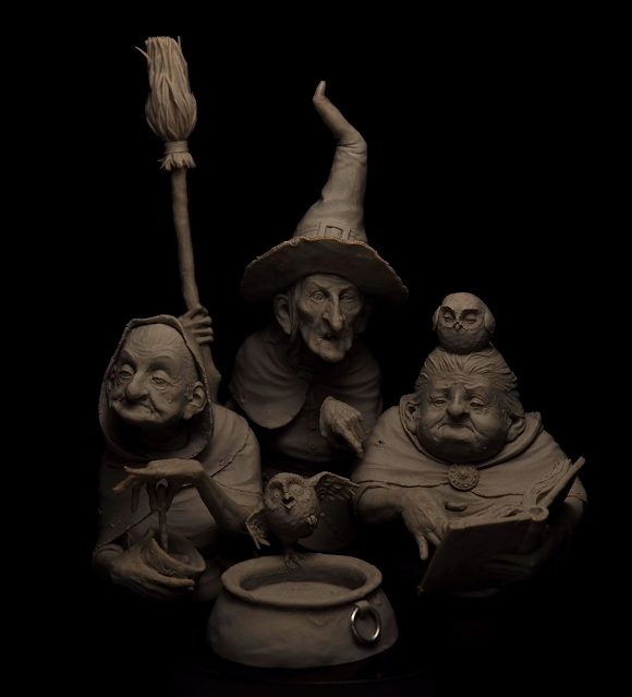 Three witches by Lucas Pina
