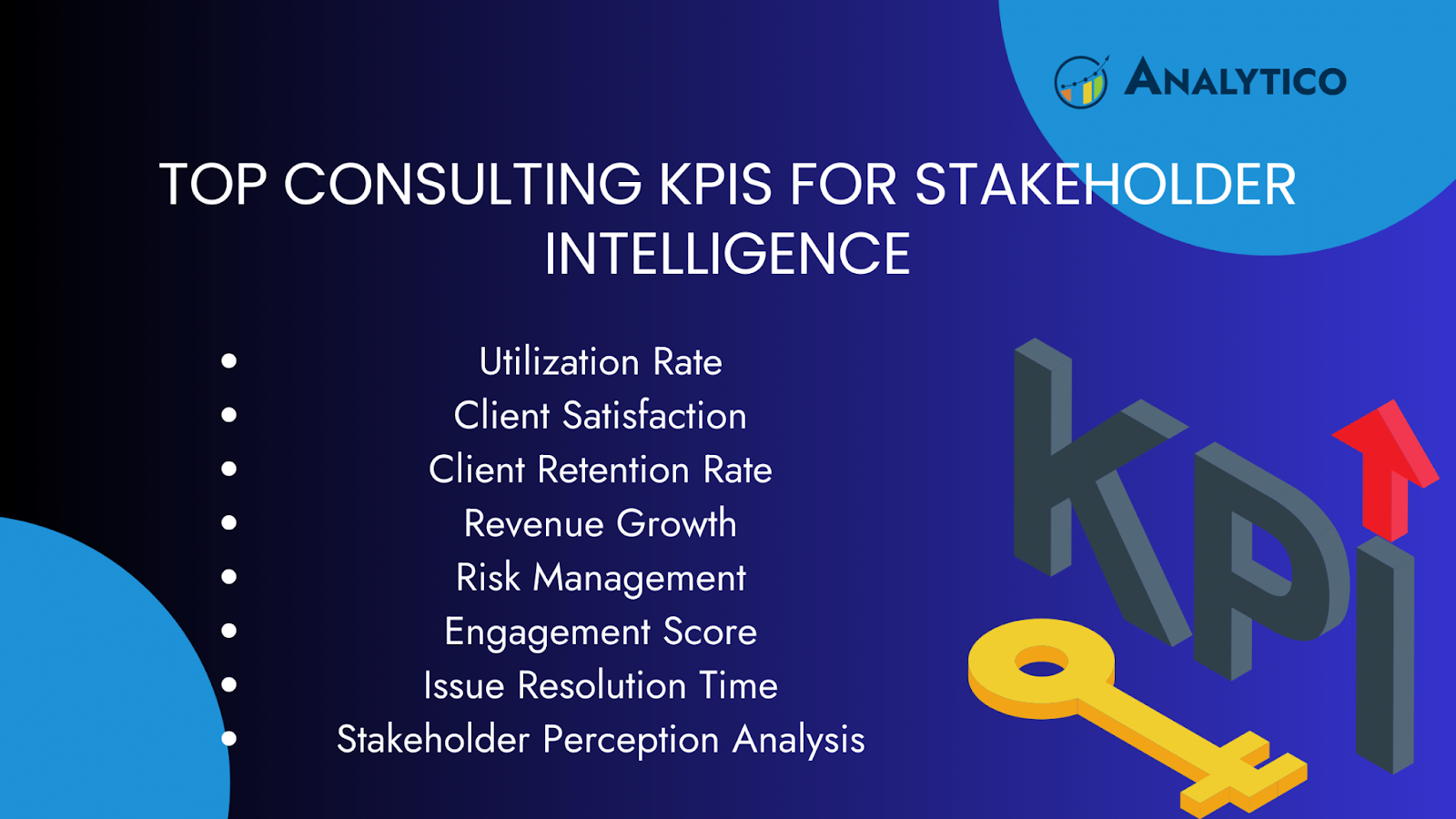 KPIs for Stakeholder Intelligence, Consultant KPIs