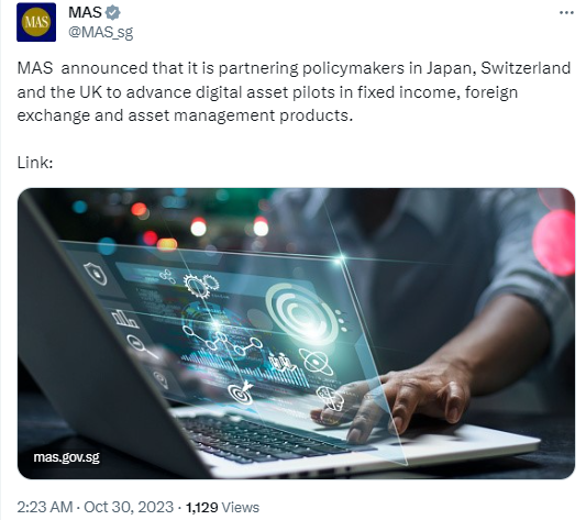 Singapore'S Mas Collaborates With Uk, Japan, And Swiss Regulators For Crypto Initiatives