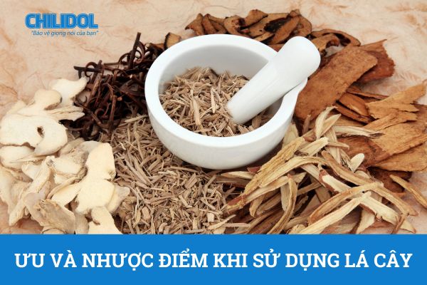 Sử dụng lá cây chữa viêm họng