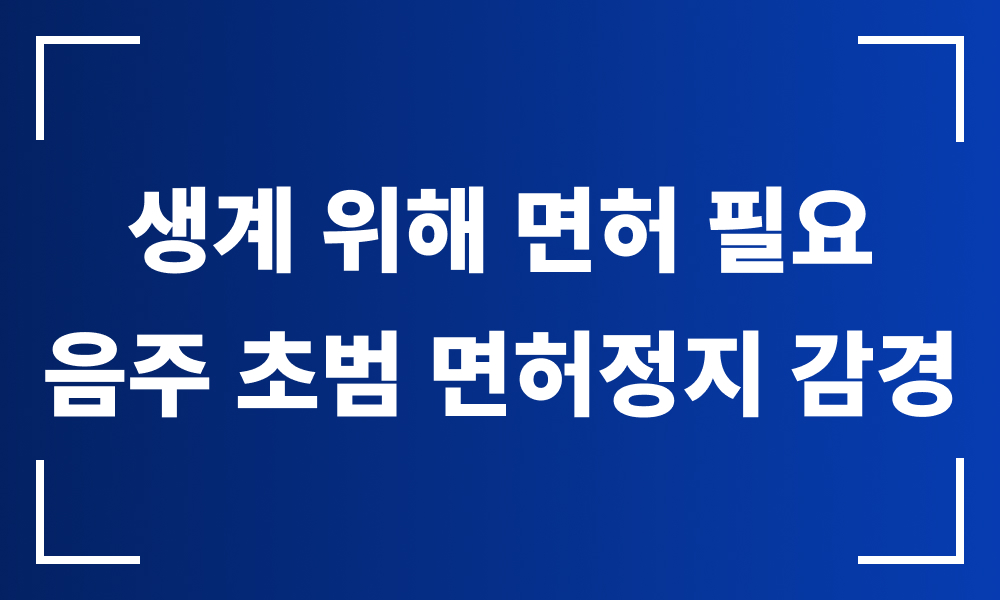 음주운전로펌 음주운전구제 생계운전자 면허취소처분 음주운전행정심판 음주운전변호사