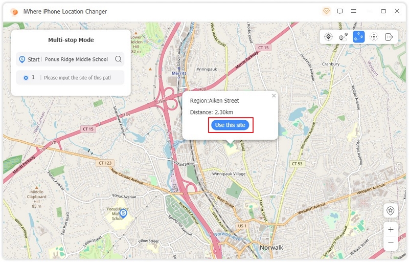 iWhere iPhone Location Changer 3 | Maractus Pokemon Go Location Coordinates