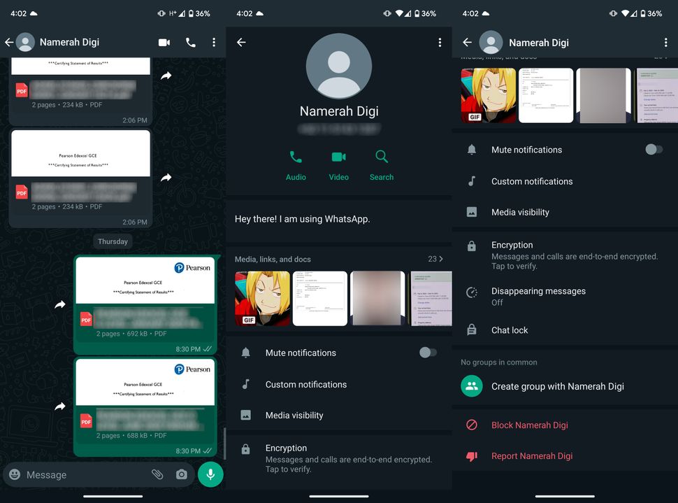 Configuration de l'Option Chat Lock sur WhatsApp