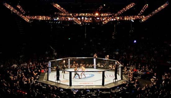 mixed martial arts: UFC Octagon - Students | Britannica Kids | Homework Help