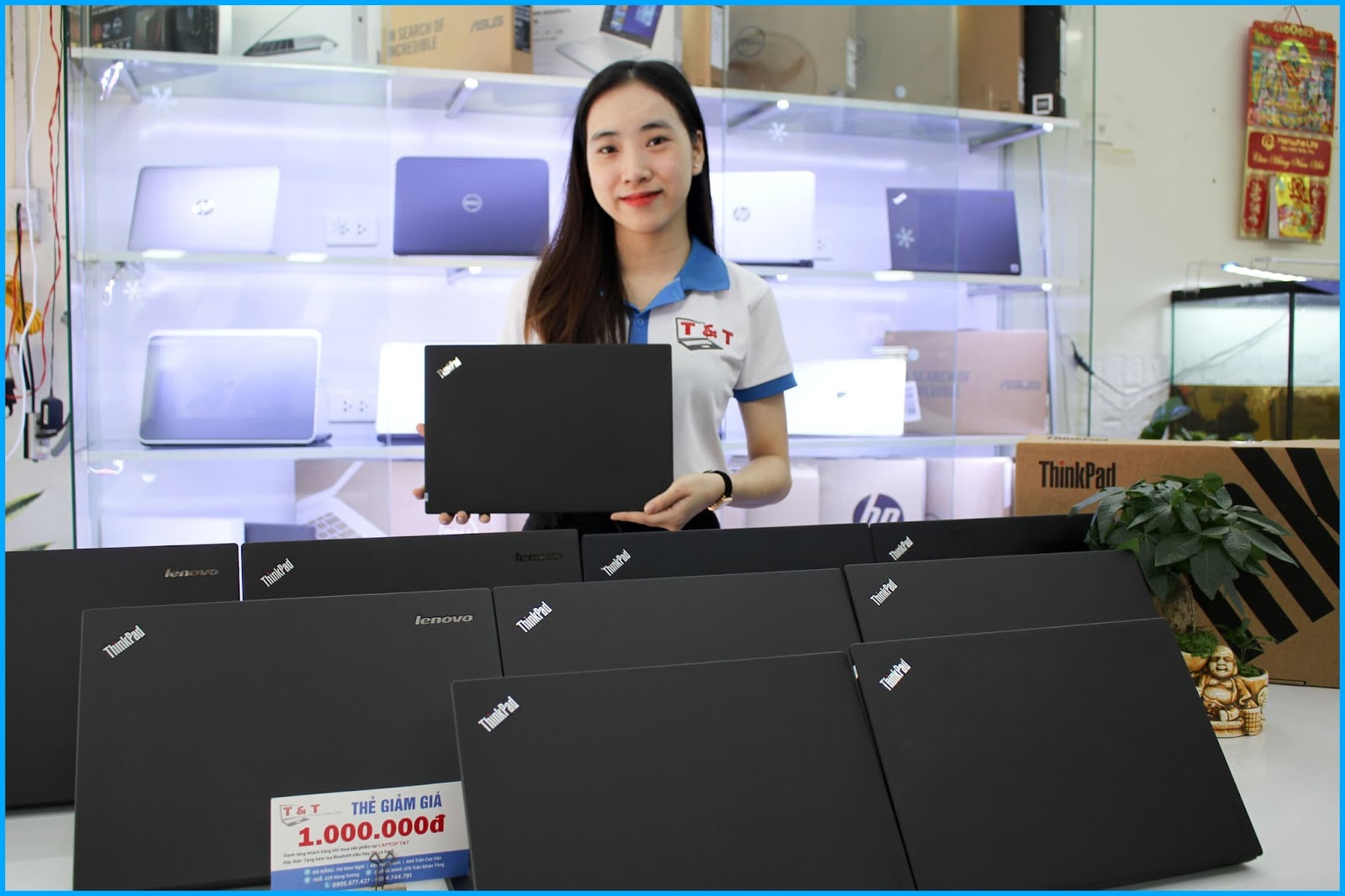 Mua Laptop Lenovo ThinkPad T15 Gen 2 giá tốt tại T&T Center 