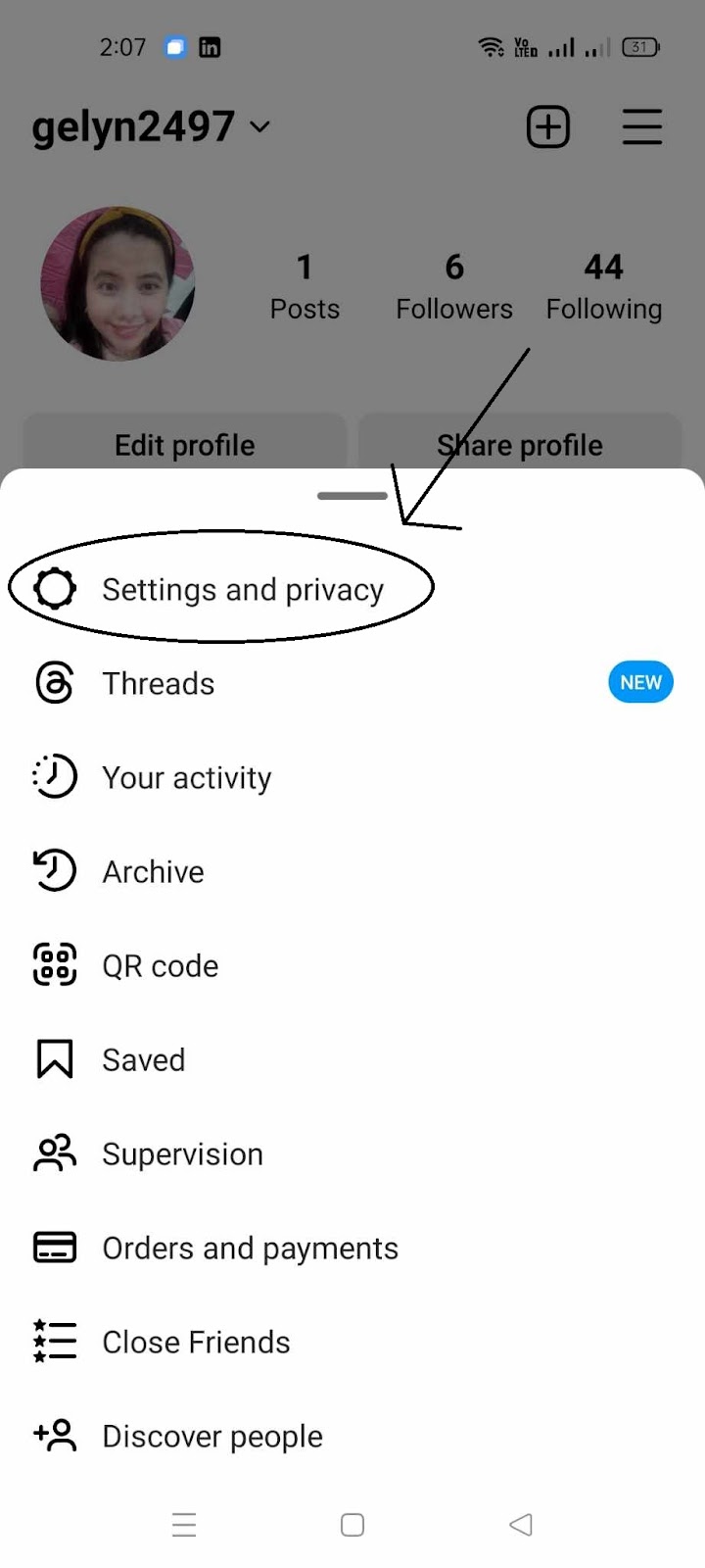 Invite Collaborator - Settings and Privacy