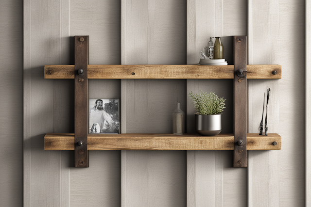 Rustic Wall Rack